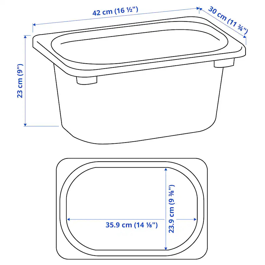 IKEA TROFAST Storage box, 42x30x23 cm