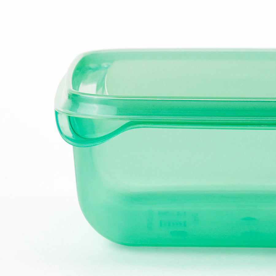 IKEA PRUTA, Food container with lid, set of 17, green