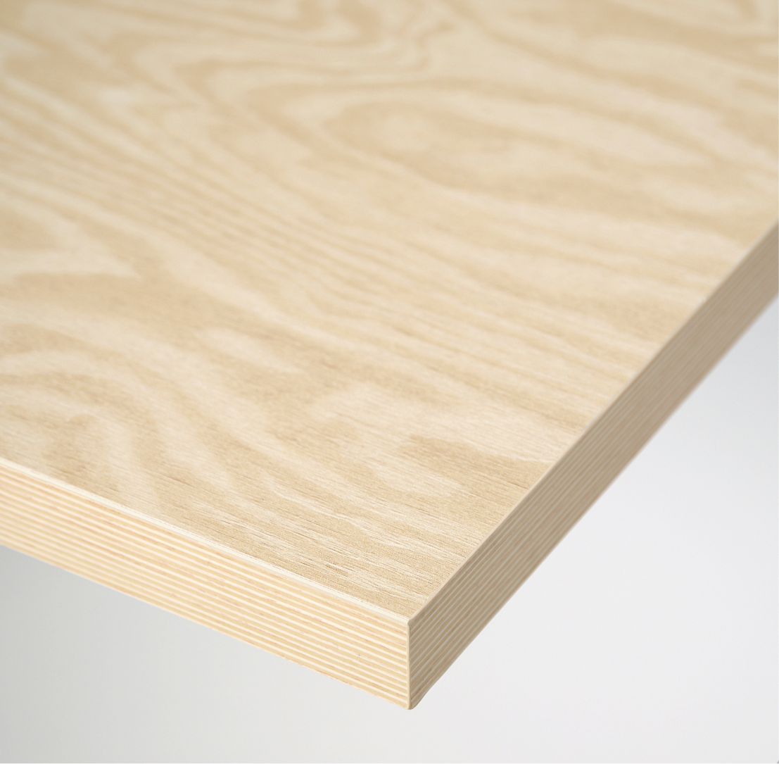 MITTCIRKEL Table Top, lively pine effect, 120x60cm
