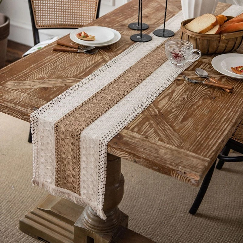 KÜTILAPAM jute table runner, 300x30cm