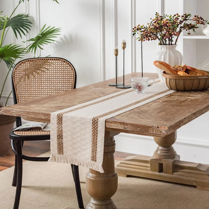 KÜTILAPAM jute table runner, 300x30cm