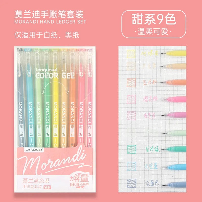 STĒDE Color Gel Pen, set of 9