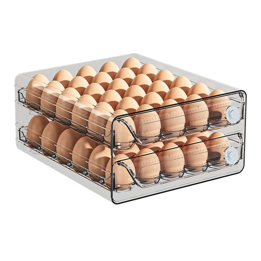 RANGÍN Arcylic Fridge Egg Storage drawer, 24 grid, 16.5x14x20cm