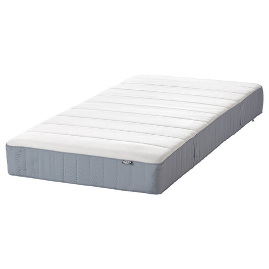 [pre-order] IKEA VESTERÖY Pocket sprung mattress, firm/light blue, 90x200 cm