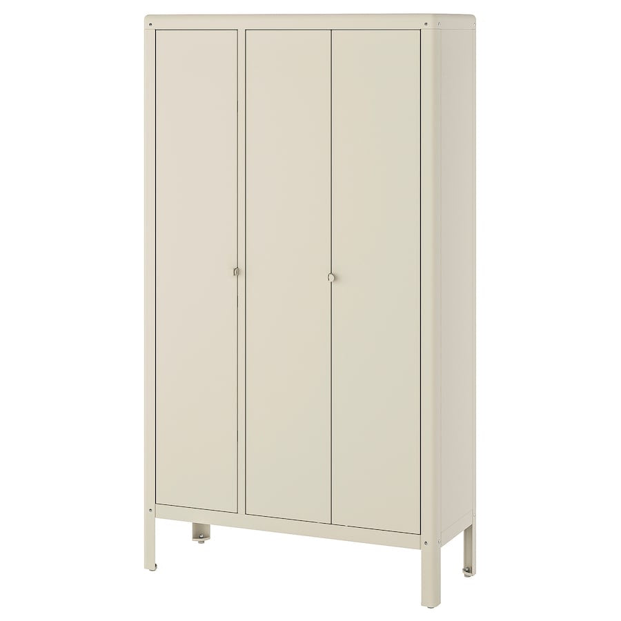KOLBJÖRN Cabinet in/outdoor, beige, 90x161 cm
