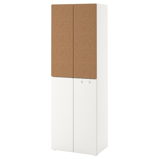 [pre-order] IKEA SMÅSTAD / PLATSA Wardrobe, white with 2 clothes rails, 60x42x181 cm