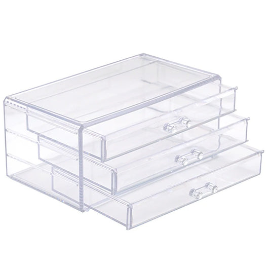 PRIDĒ Arcylic 3 tier drawers organizer, 24 x 14 x 11 cm