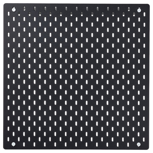 SKÅDIS Pegboard, black, 56x56 cm