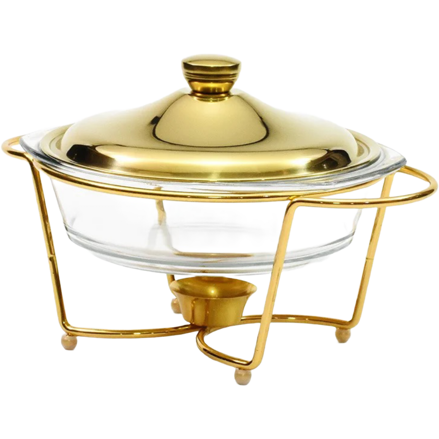 BÄHŪLU Chafing dish, 2L, glass, 32.8 x 24 x 20.3 cm