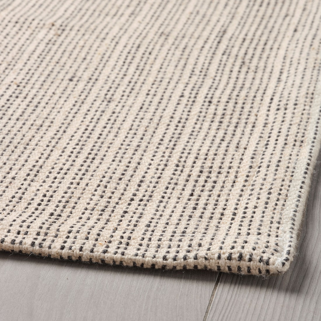 TIPHEDE Rug, flatwoven, natural/black120x180 cm