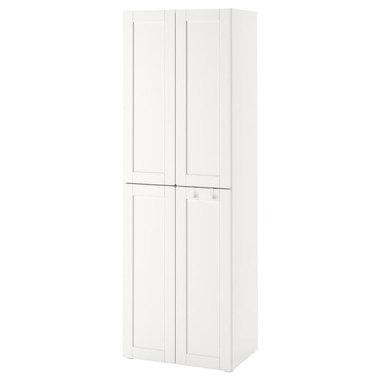 [pre-order] IKEA SMÅSTAD / PLATSA Wardrobe, white with 2 clothes rails, 60x42x181 cm