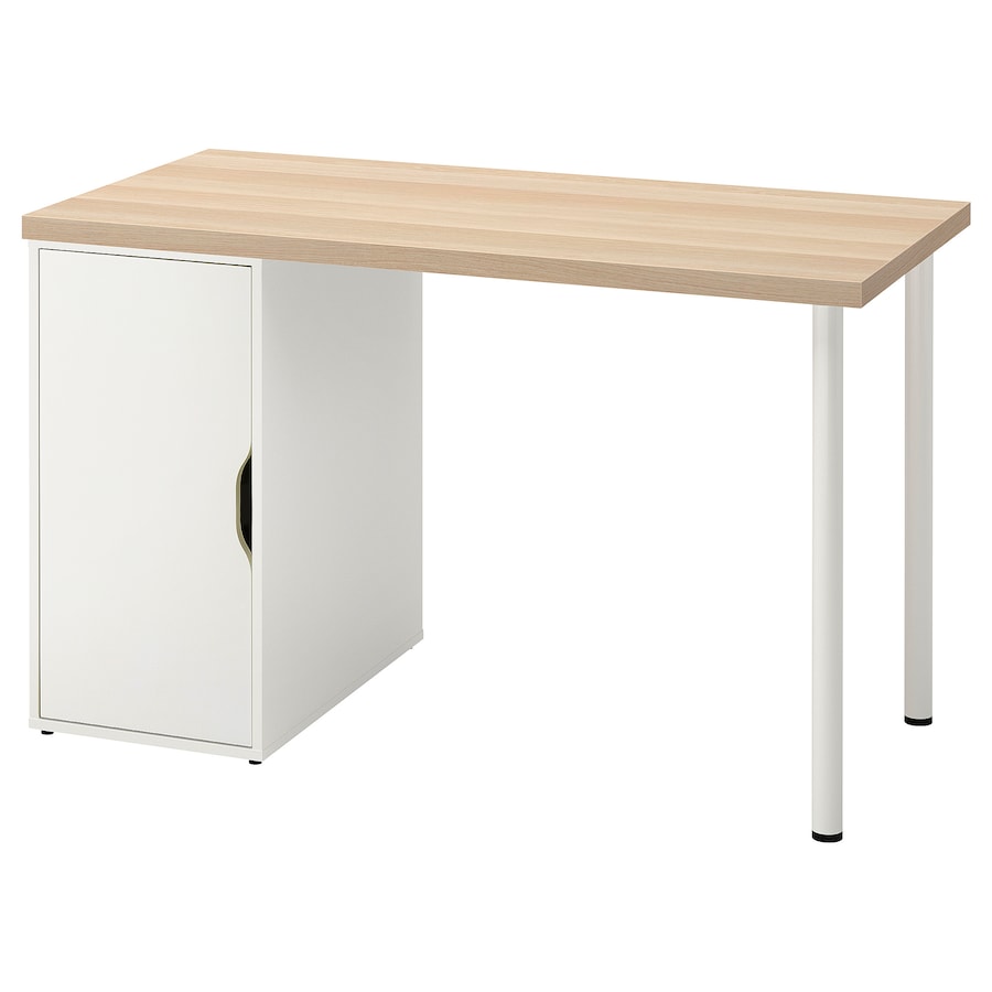 IKEA LAGKAPTEN / ALEX
Desk, white stained/oak effect white, 120x60 cm