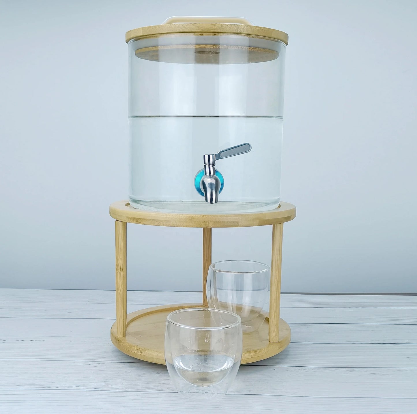 KÜTILAPAM Borosilicate Glass drink Dispenser, 5L