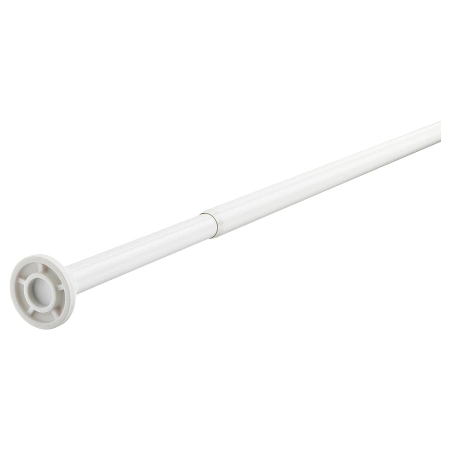 IKEA BOTAREN Shower curtain rod, white, 120-200 cm