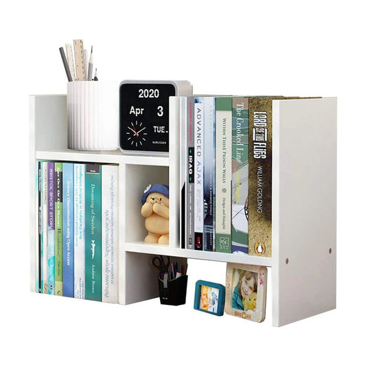 STĒDE Study Desk wood book shelf organiser, 35-63 x 35 x 17 cm