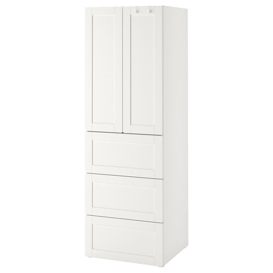 [pre-order] IKEA SMÅSTAD / PLATSA Wardrobe, white with 4 drawers, 60x57x181 cm