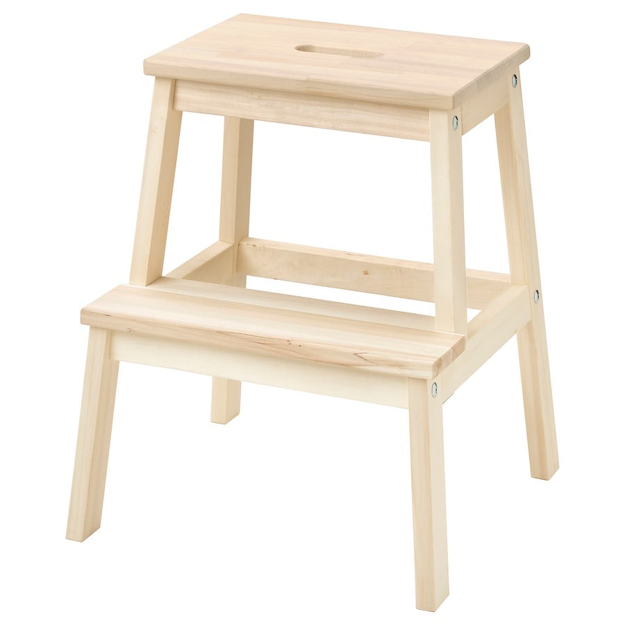 BEKVÄM Step stool, aspen, 50 cm