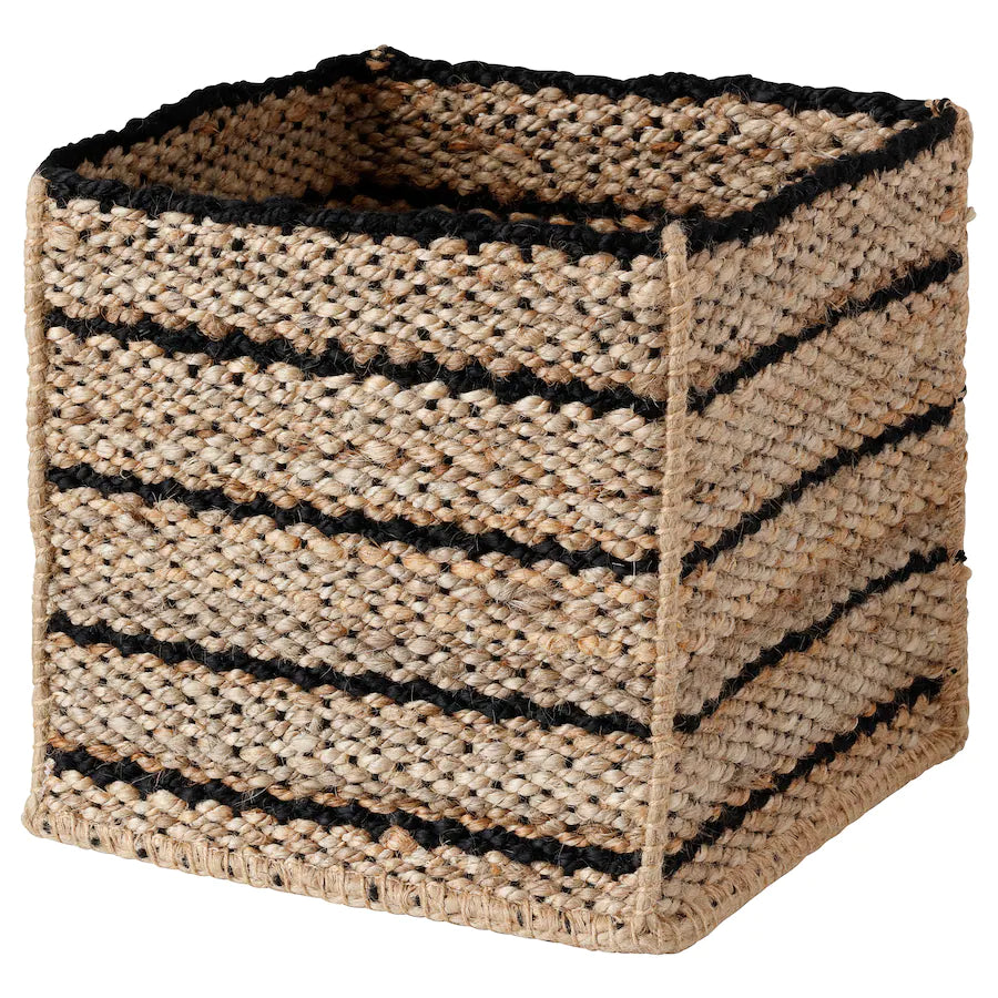 GRUSHARPA Basket, handmade natural, 30x30x30 cm