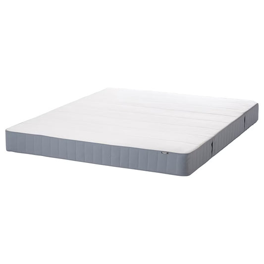 VESTMARKA Sprung mattress, firm/light blue, 180x200 cm