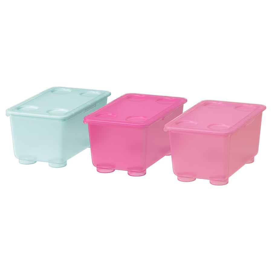 GLIS Pink Container 3 sets