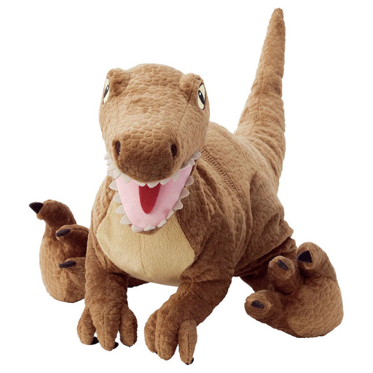 JÄTTELIK Soft toy, dinosaur/dinosaur/velociraptor44 cm