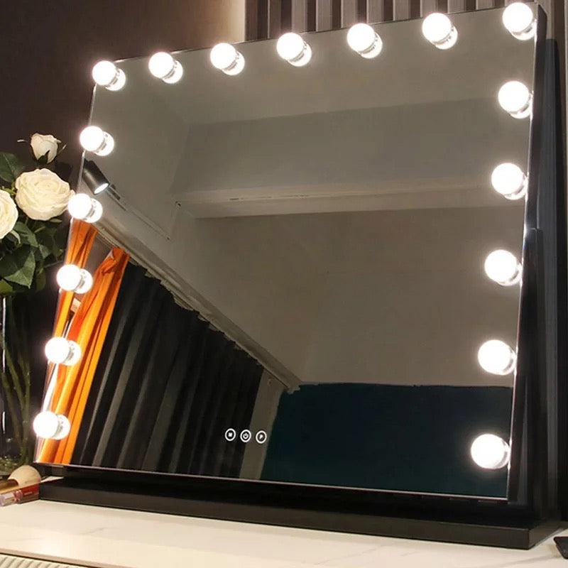 PRIDĒ Vanity mirror 15 LED bulbs,  58 x 46 cm