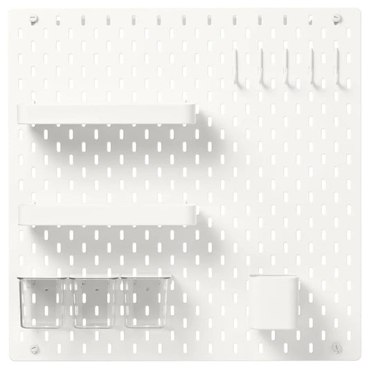 SKÅDIS Pegboard combination, white56x56 cm