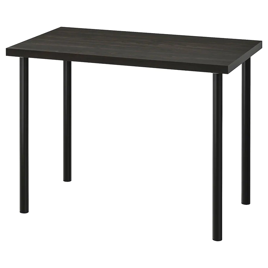 LINNMON / ADILS Desk, black-brown, 100x60 cm
