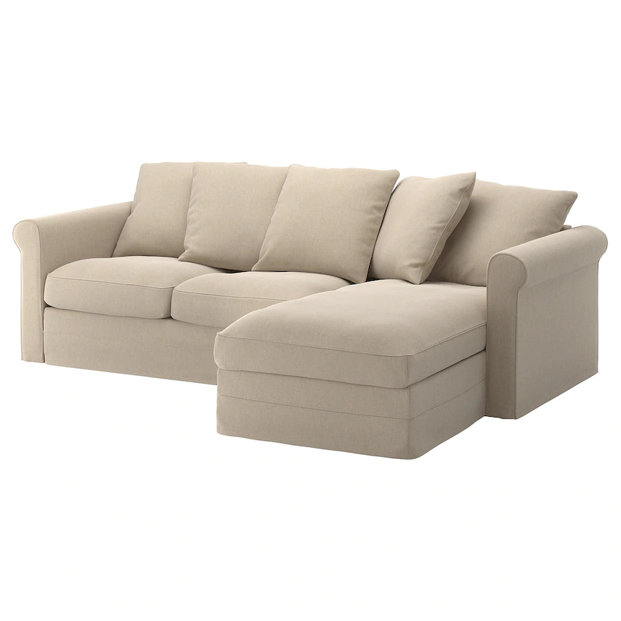 [pre-order] GRÖNLID 3-seat sofa with chaise longue