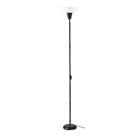 TÅGARP Floor lamp/uplighter, black/white