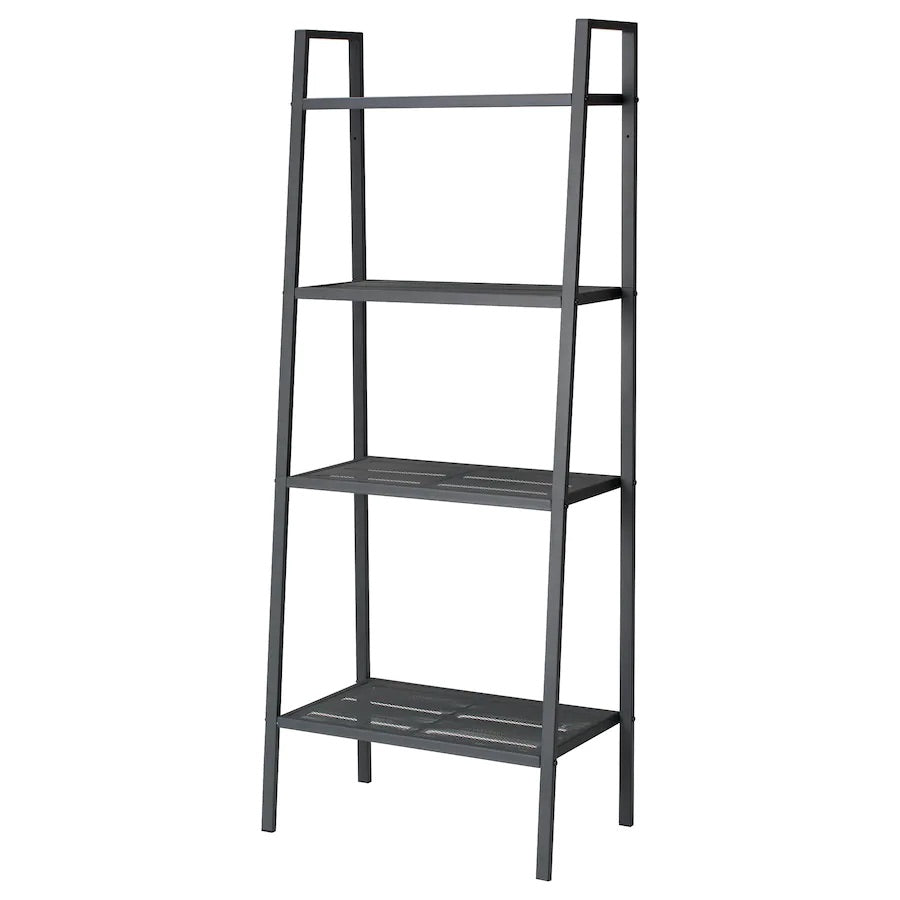 LERBERG Shelf unit, dark grey60x148 cm