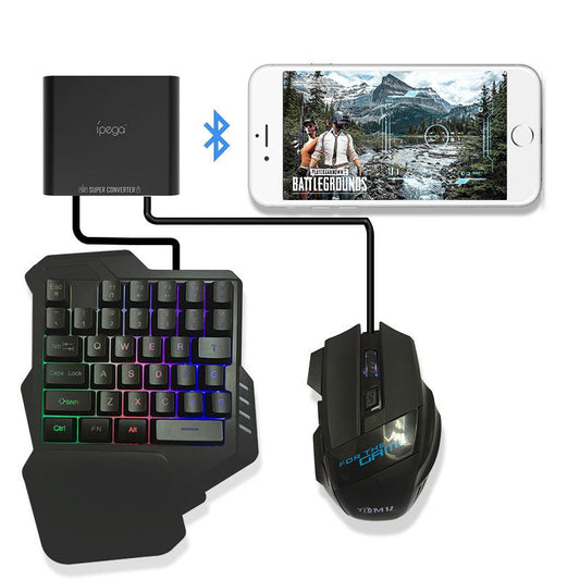 IPEGA Wireless 4.0 Mobile Game Controller Keyboard and Mouse Converter Adapter