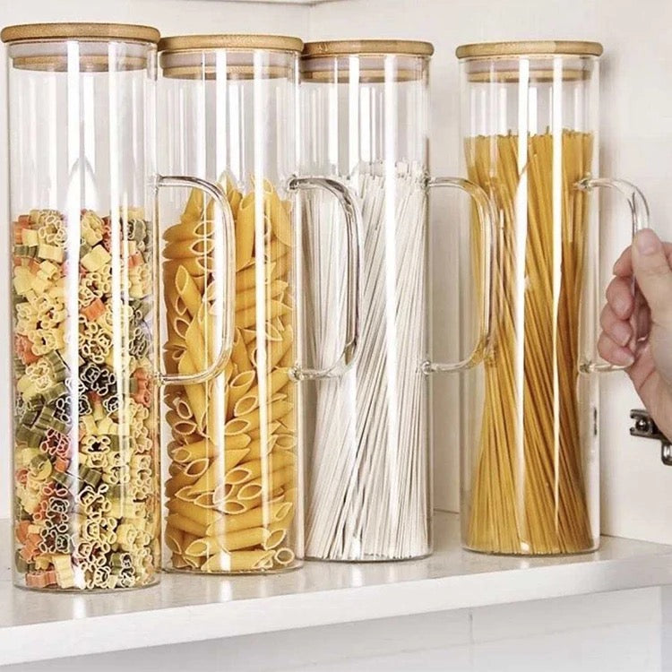 KÜTILAPAM Borosilicate Spaghetti Jar 1.5L