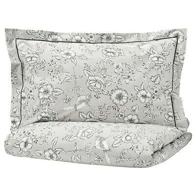 PRAKTBRACKA Duvet cover and 2 pillowcases, white200x200/50x80 cm