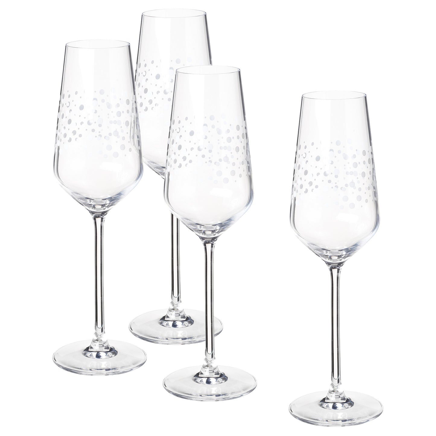 INBJUDEN champagne glass, clear glass, 24 cl