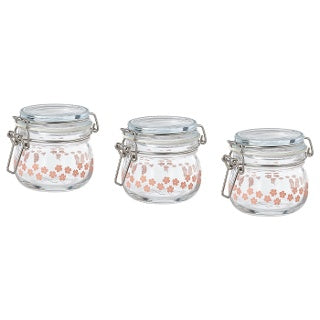 KORKEN Jar with lid, clear glass 13 cl