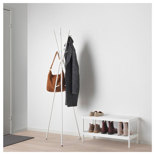 [pre-order] IKEA EKRAR Hat and coat stand, white, 169 cm