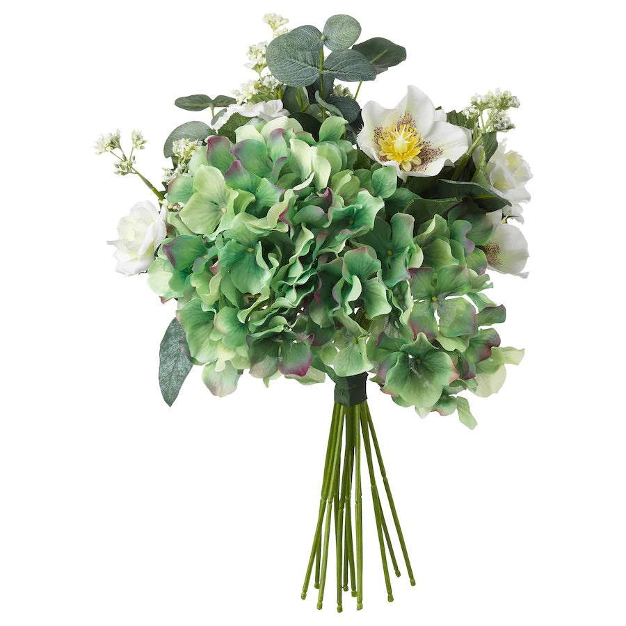 SMYCKA Artificial bouquet, white35 cm
