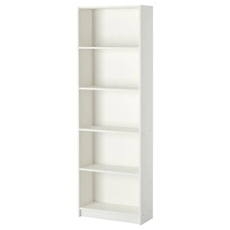 GERSBY Bookcase, white, 60x180 cm