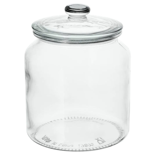 VARDAGEN Jar with lid, clear glass 1.9 l