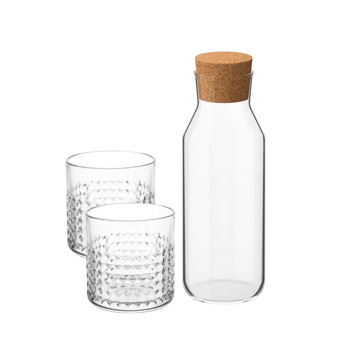 IKEA 365+/FRASERA Carafe with stopper, 0.5 l/2 Glass, clear glass 30 cl