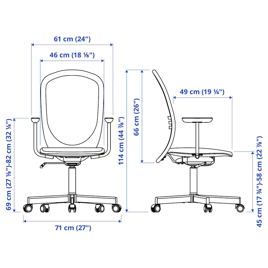 [pre-order] IKEA FLINTAN Office chair with armrests