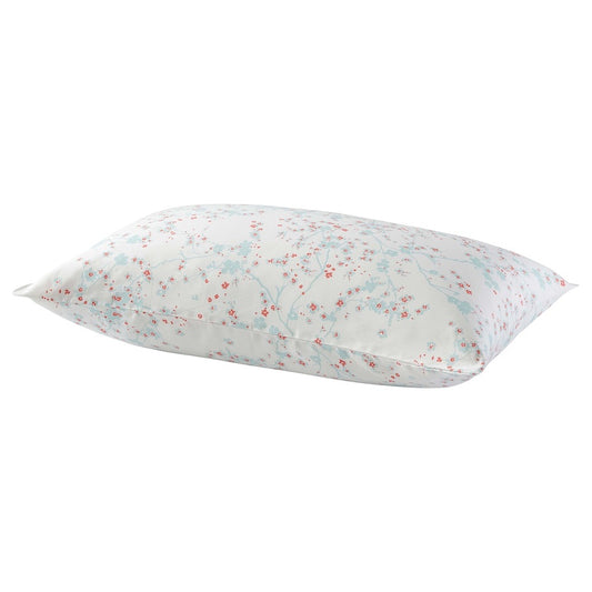 ASKLÖNN Pillowcase, white/Cherry blossom branch, 50x80 cm