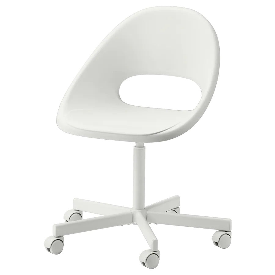 IKEA LOBERGET / BLYSKÄR Swivel chair, white