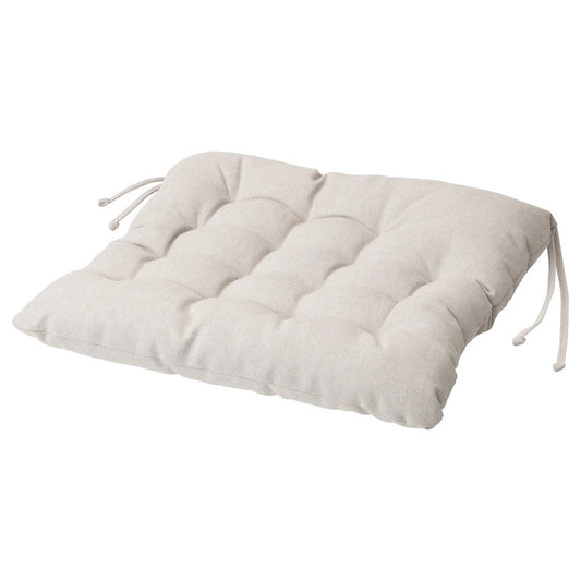 VIPPÄRT Chair cushion, beige38x38x6.5 cm
