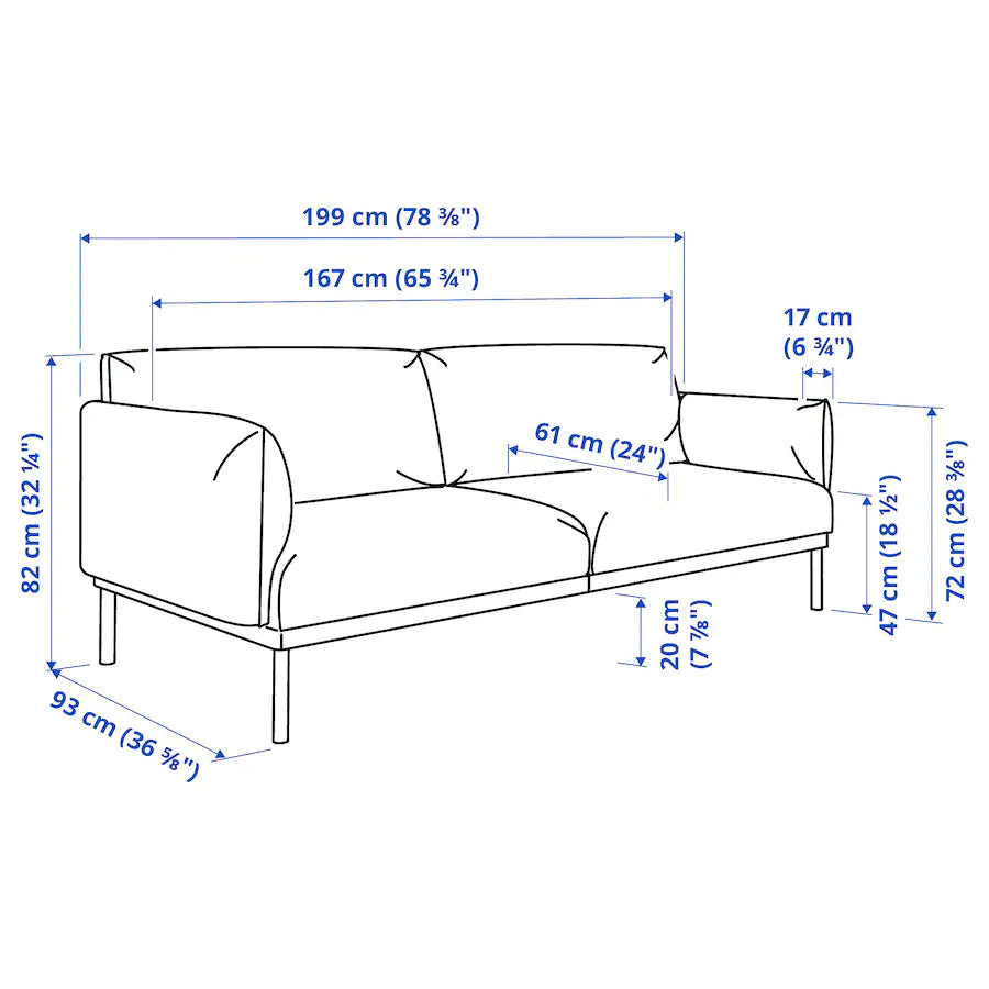 [pre-order] ÄPPLARYD 2-seat sofa