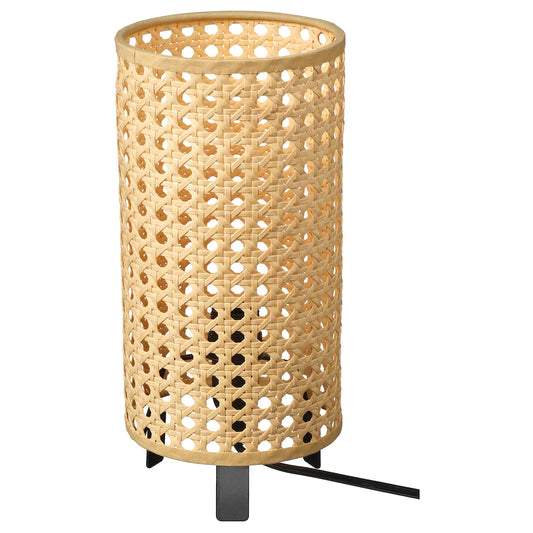 SAXHYTTAN Table lamp, beige/black26 cm