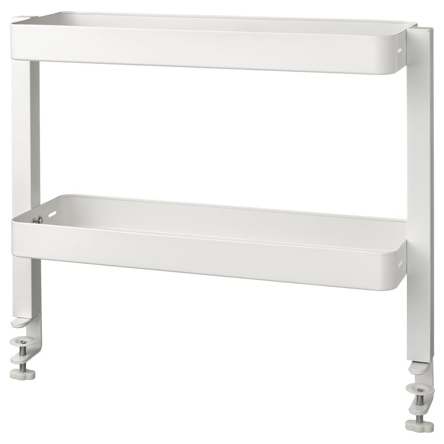 VATTENKAR Desktop shelf, white, 49x15 cm