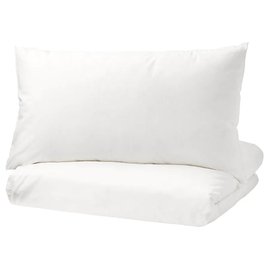 ÄNGSLILJA Duvet cover and 2 pillowcases, white240x220/50x80 cm