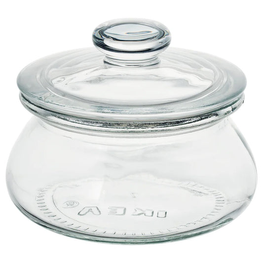 VARDAGEN Jar with lid, clear glass 0.3 l